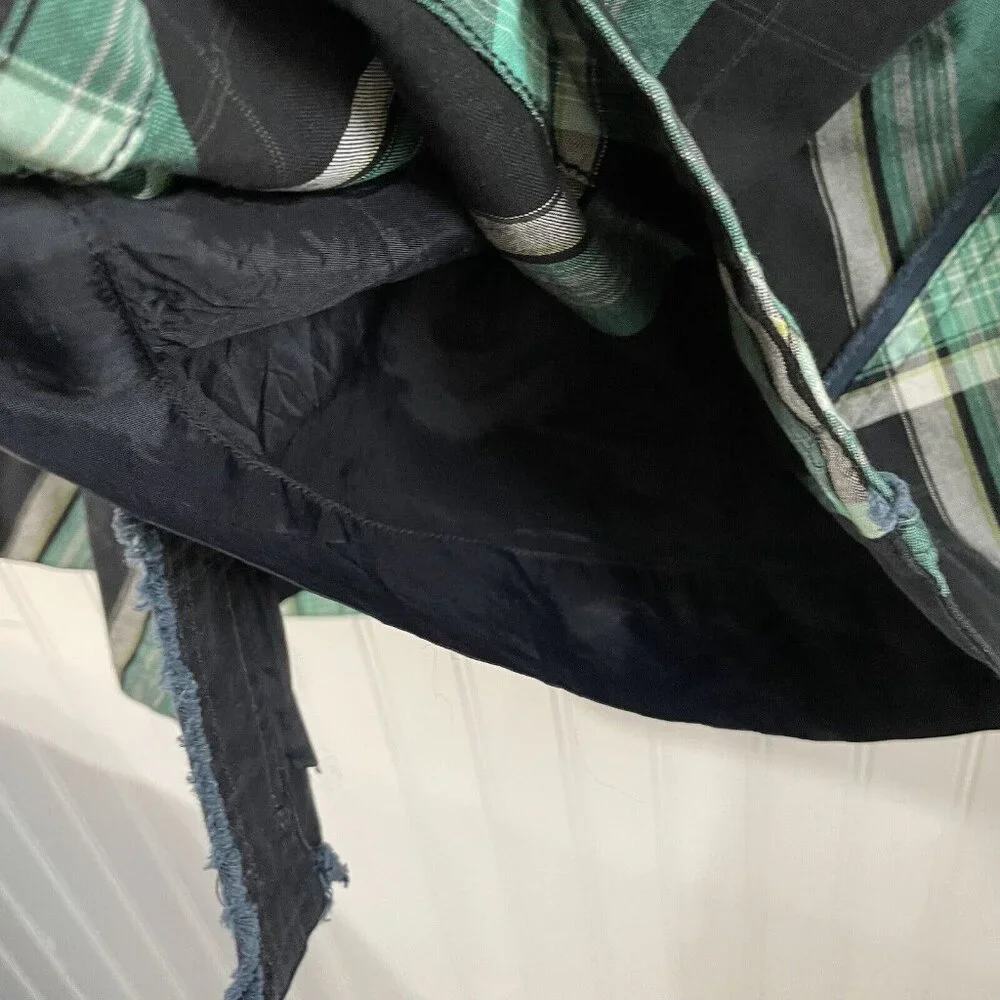FEI Anthropologie Skirt Womens 8 A‎ Line Plaid Bohemian Boho Cute Mall Goth Y2K